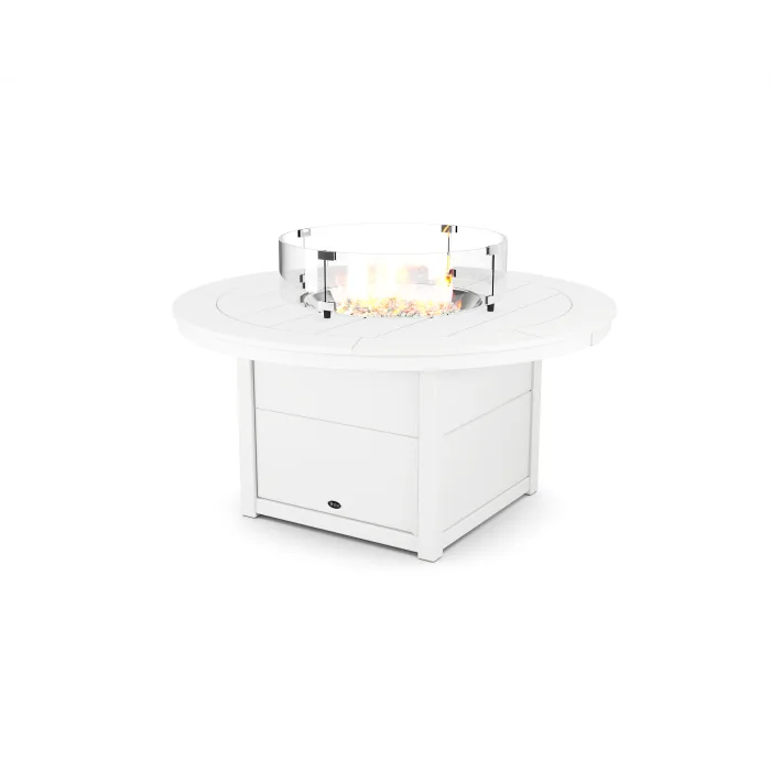POLYWOOD Trex Round 48” Fire Pit Table