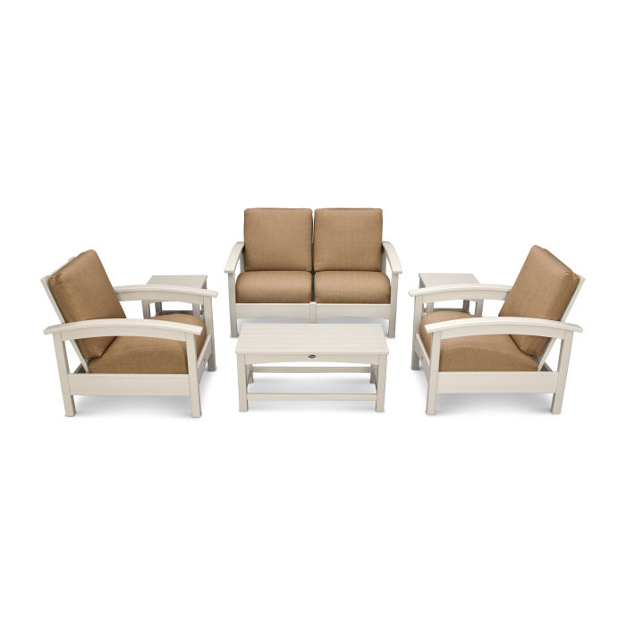 Rockport Club 6 Piece Deep Seating Conversation Set