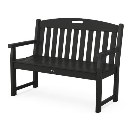 Trex Outdoor Furniture Yacht Club 48" Bench in Charcoal Black