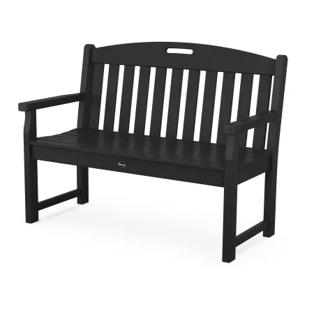 Trex Outdoor Furniture Yacht Club 48" Bench in Charcoal Black