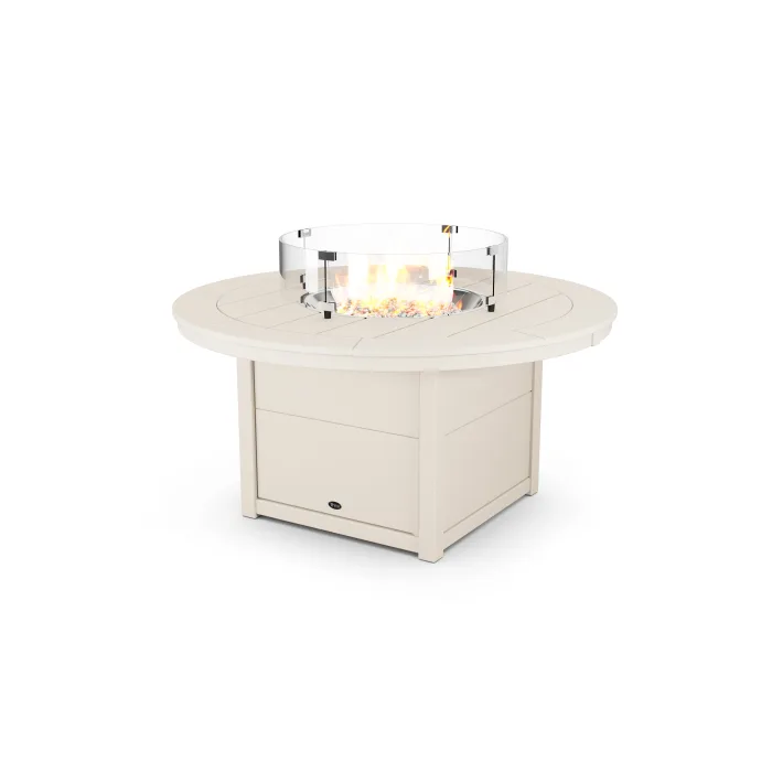 POLYWOOD Trex Round 48” Fire Pit Table