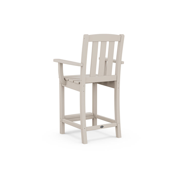 POLYWOOD Cape Cod Counter Arm Chair