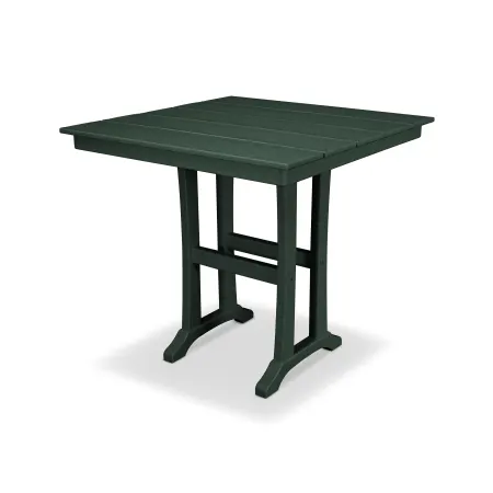 Trex Outdoor Furniture Farmhouse 37" Counter Table in Rainforest Canopy