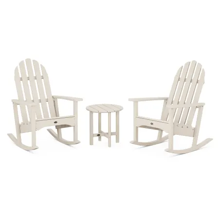 Trex Outdoor Furniture Cape Cod 3-Piece Adirondack Rocker Set