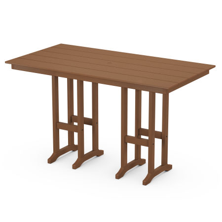 Monterey Bay 37" x 72" Bar Table in Tree House