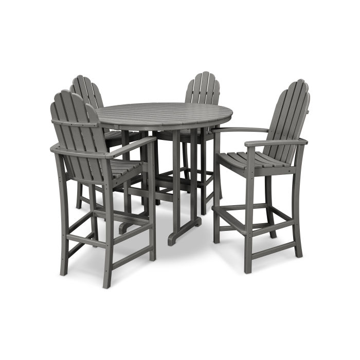 Trex Outdoor Furniture Cape Cod 5-Piece Round Bar Set