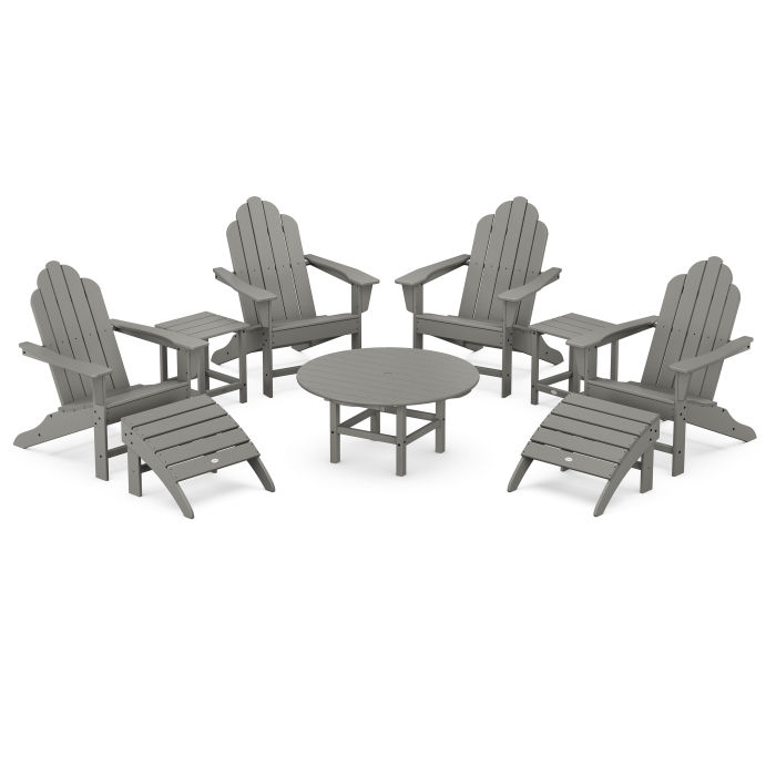 Long Island Adirondack 9-Piece Conversation Group