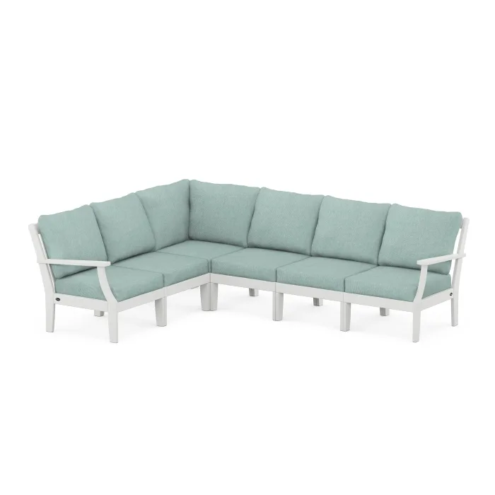 POLYWOOD Yacht Club Modular 6-Piece Deep Seating Set