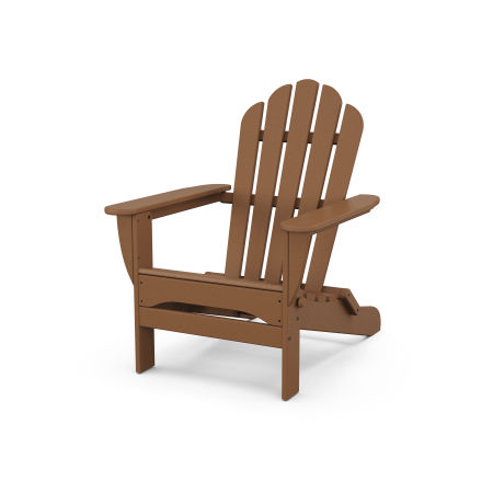 POLYWOOD Monterey Bay Folding Adirondack Chair in Tree House