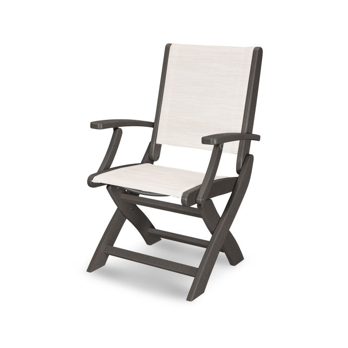 Coastal Folding Chair in Vintage Finish