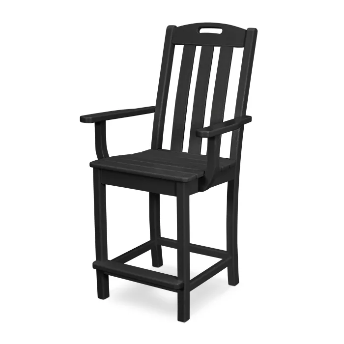 Trex Outdoor Furniture Yacht Club Counter Arm Chair