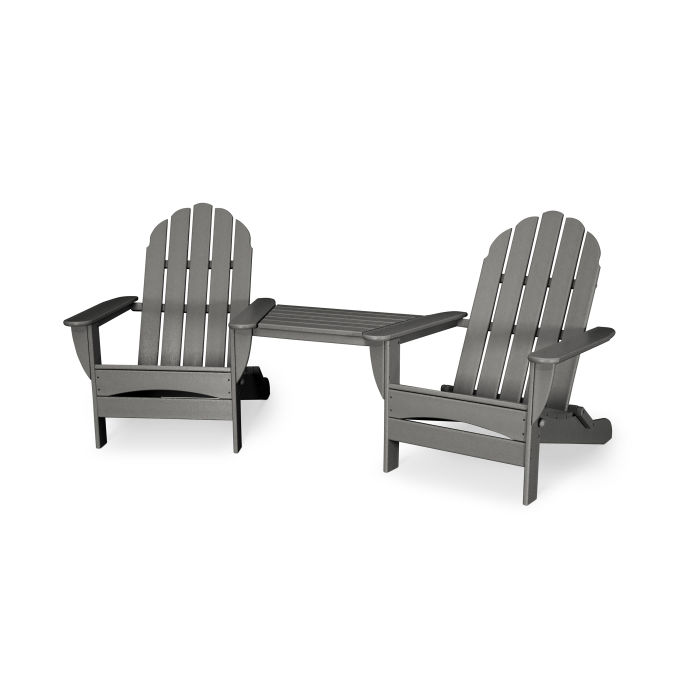 Classic Oversized Adirondack Tête-à-Tête Set