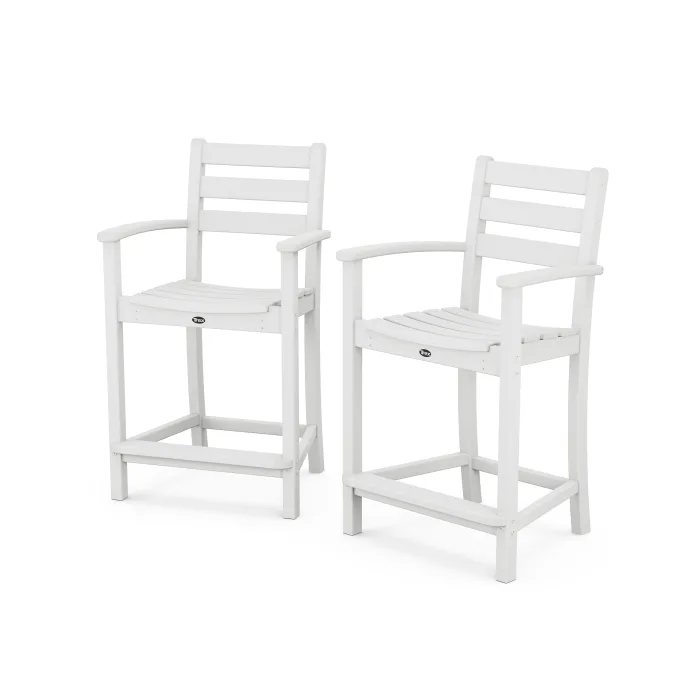 POLYWOOD Monterey Bay 2-Piece Counter Chair Set