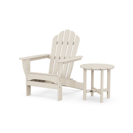 Trex Outdoor Furniture Monterey Bay Adirondack Chair with Side Table