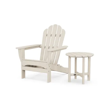 Trex Outdoor Furniture Monterey Bay Adirondack Chair with Side Table