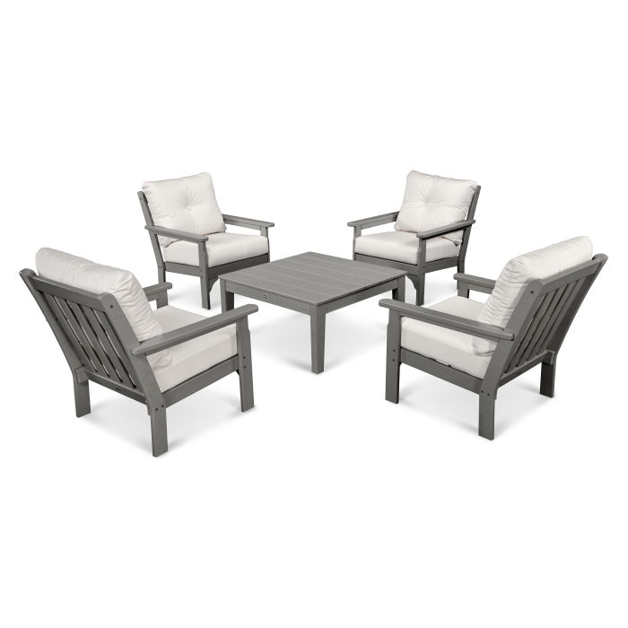 Vineyard 5-Piece Deep Seating Conversation Set