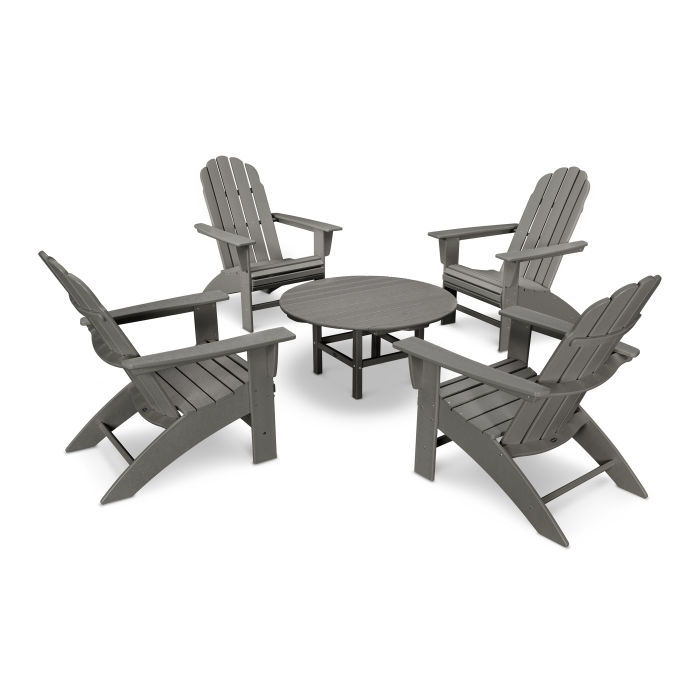 Vineyard 5-Piece Oversized Adirondack Set