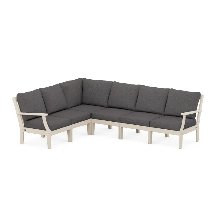 POLYWOOD Yacht Club Modular 6-Piece Deep Seating Set