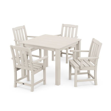 POLYWOOD Cape Cod 5-Piece Parsons Dining Set in Sand Castle