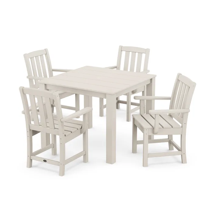 POLYWOOD Cape Cod 5-Piece Parsons Dining Set