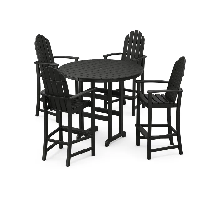 Trex Outdoor Furniture Cape Cod 5-Piece Round Bar Set