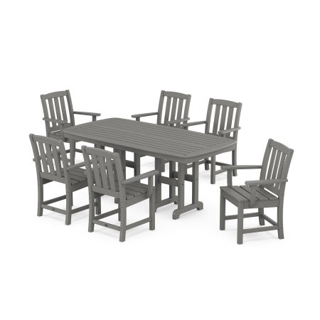POLYWOOD Cape Cod Arm Chair 7-Piece Dining Set in Stepping Stone