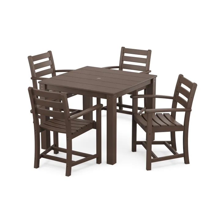 POLYWOOD Monterey Bay 5-Piece Parsons Dining Set